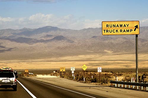 Runaway Truck Ramp in Nevada