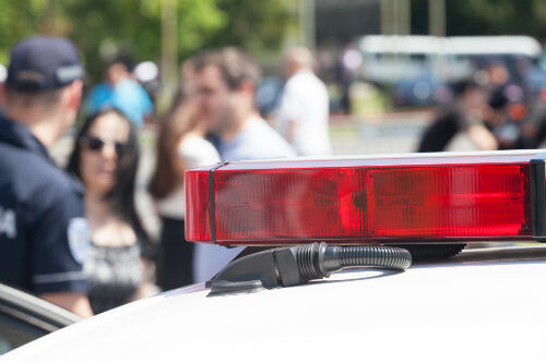 Las Vegas police pulling over high driver