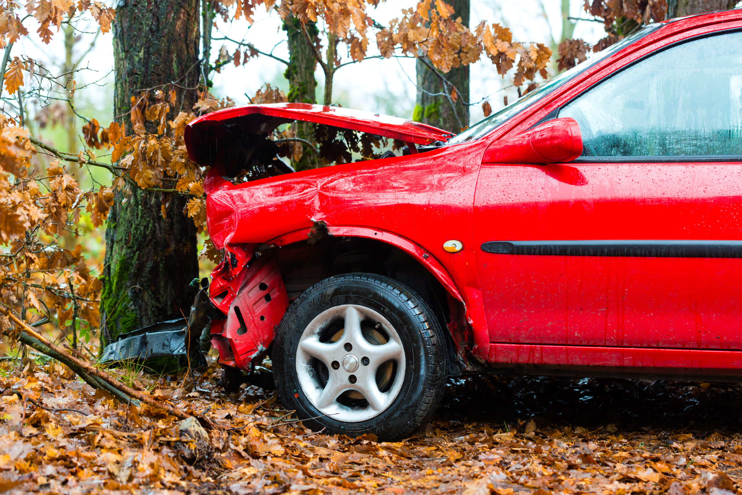 single vehicle car accident