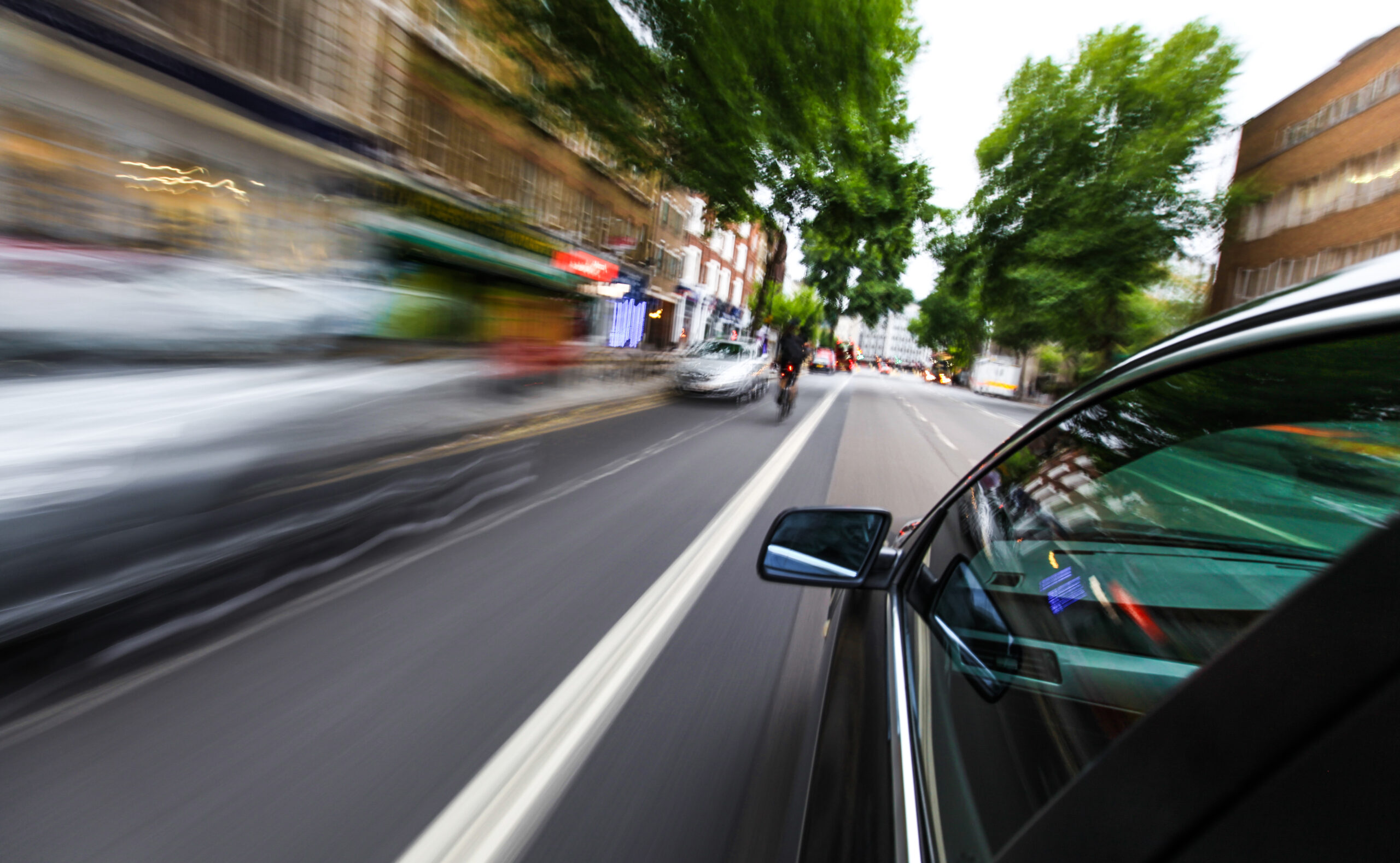 speeding vehicle