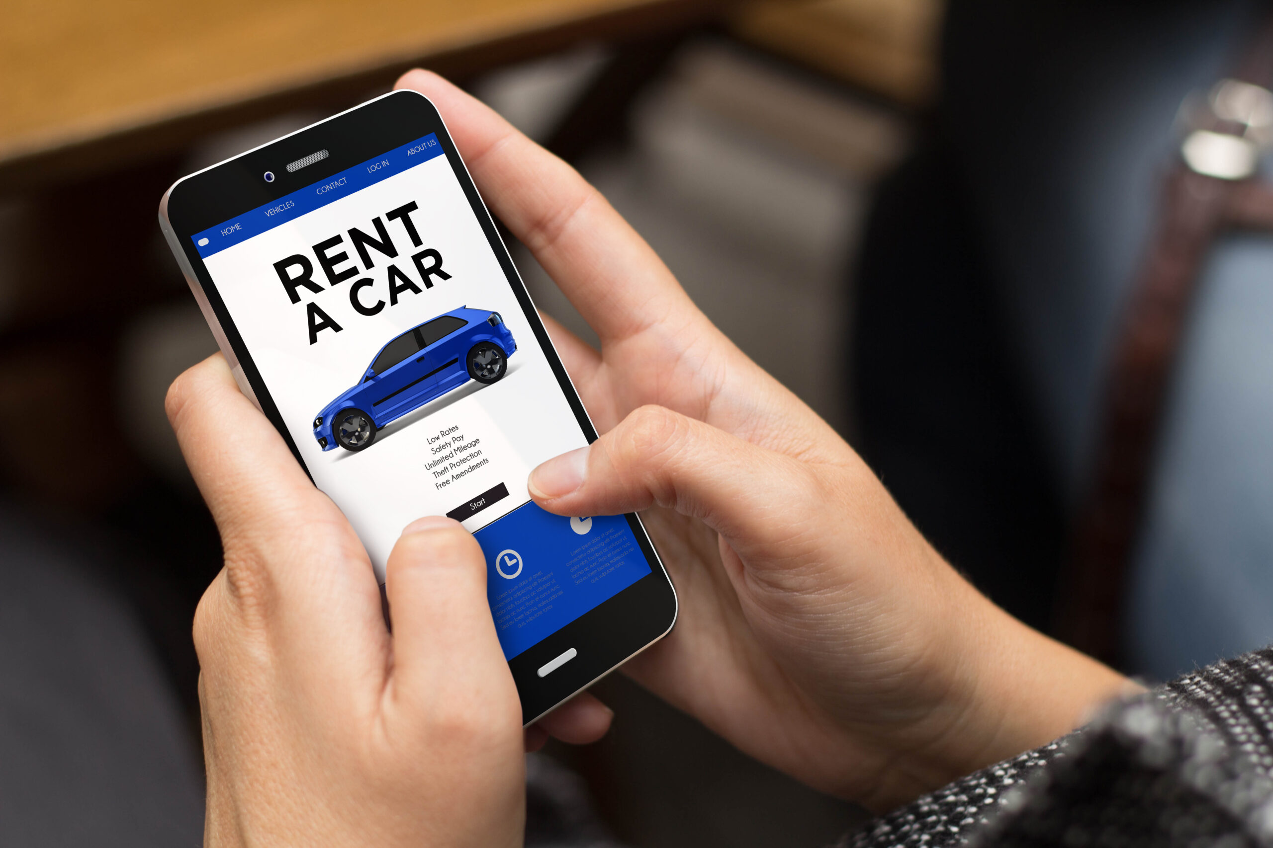 car rental app