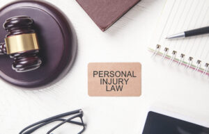 Las Vegas personal injury law sign