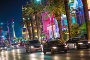 Lane Change Crashes in Las Vegas