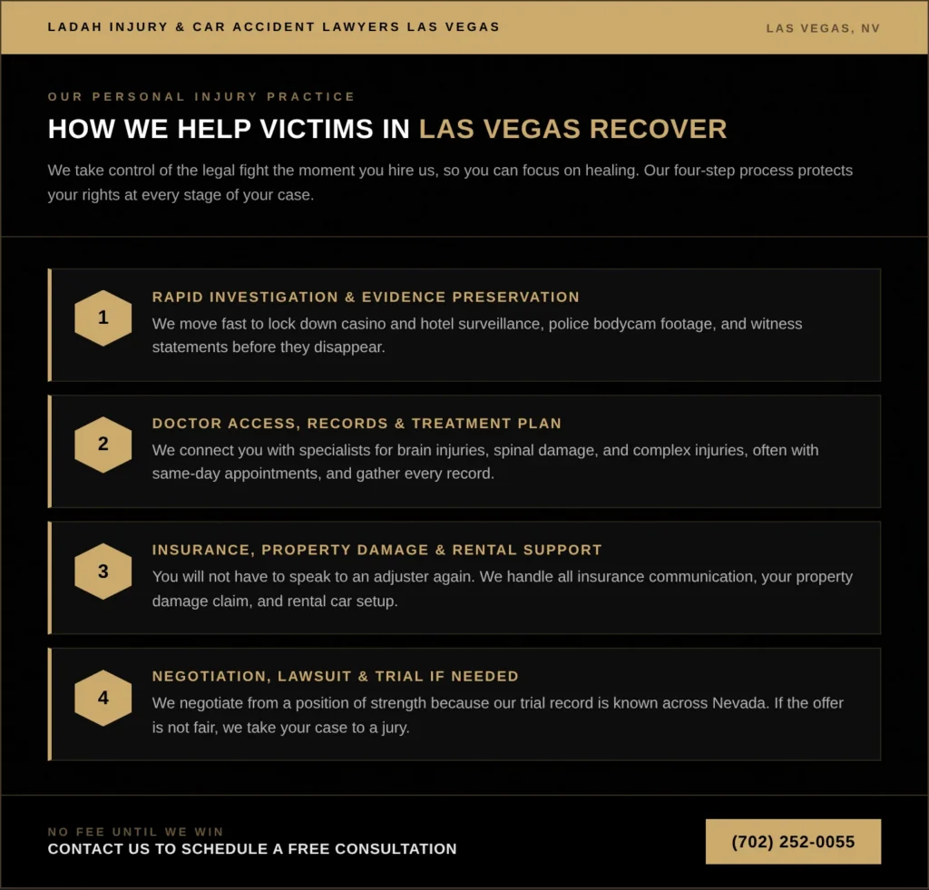 How Our Personal Injury Attorneys Help Victims in Las Vegas Recover