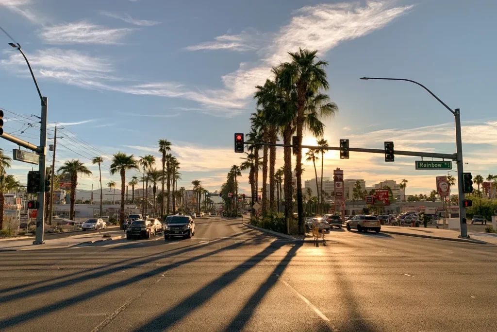 Flamingo Road and Rainbow Boulevard - LLF